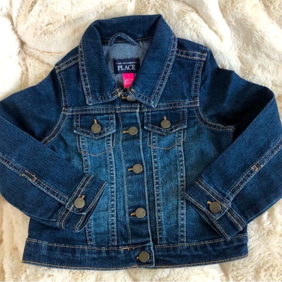The Children’s Place Girl’s Jean Jacket - Picture 1 of 3